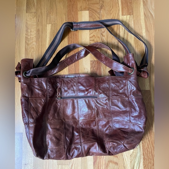 LOVESTITCH Luna Leather Patchwork Bag EUC - Picture 3 of 9